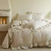 2026 Novo Colcha de Cama de Algodão e Linho Multifuncional Colcha de Verão Colcha de Ar Condicionado Conjunto de Quatro Peças