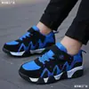 Zapatos Jinjiang zapatos para niños zapatos deportivos para niños superficie de cuero superficie de malla zapatos para niños niños medianos y grandes zapatos casuales para estudiantes zapatos