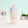 Nuevo Vaso de Paja Portátil, Taza para Té de Flores, Vaso para Agua, Vaso de Plástico Portátil con Paja, Vaso de Verano de Gran Capacidad, Estudiante Listo para Entrega