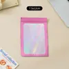 Bolsa auto-sellante brillante láser anti-oxidación para joyería, cebo, bolsa sellada con láser, empaque plástico para belleza, maquillaje, uñas