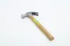 Martillo de garra al por mayor de fábrica mango de bambú comprimido cabeza cuadrada martillo de carpintería martillo de ángulo recto clavo de martillo extractor de clavos martillo de garra
