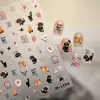 Novo Modelo Quente Celebridade da Internet Tensor M1190-Prata Quente Série de Desenhos Animados Coloridos Halloween Adesivos Quentes para Unhas