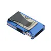 AMAZON AMAZON venta caliente aleación de aluminio RFID tarjetero para tarjetas tarjetero anti-robo cepillo tarjeta de crédito tarjeta bancaria cartera