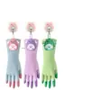 Luvas protetoras de látex para mulheres, luvas de borracha natural à prova d'água para tarefas domésticas, cozinha, limpeza e lavanderia