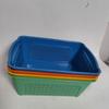 Caja de almacenamiento de escritorio cesta de almacenamiento Plástico Cosméticos caja organizadora doméstica caja de almacenamiento para dormitorio