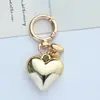 Chaveiro Pingente de Amor Estilo Coreano Acessórios para Bolsa Estilo Ins Dourado Prateado Pequeno Pendente Moda Decoração de Bolsa