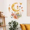 Novo Modelo de Comércio Exterior Estrela e Lua do Oriente Médio Adesivos Decorativos para Embelezamento de Paredes Lustre Retrô Adesivos de Parede de PVC Autoadesivos Adesivos para Janelas