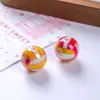 Cuentas de bola acrílica, cuentas de fútbol, cuentas sueltas, fútbol, baloncesto, cuentas de béisbol, cadena para teléfono DIY, cuentas para pulsera, 16 mm