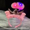 Puesto de Mercado Nocturno Juguetes Pequeños Diadema Luminosa Artículos Pequeños Calientes Diadema de Orejas de Gato Luminosas Sombrero de Felpa Pequeños Regalos