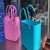 Bolsa de playa EVA para almacenamiento caliente transfronteriza, bolsa con agujero para almacenamiento de accesorios de silicona, teléfono móvil, joyas
