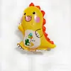 Celebridade da Internet Transfronteiriça Grande Clipe Vara de Puxar Filme de Alumínio Animal de Desenho Peppa Pig Balão Brilhante Atacado Barraca de Rua de Mercado Noturno Atacado