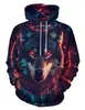 Primavera y Otoño AliExpress Más Vendido Sudadera con Capucha para Hombre Impresión Digital 3D Moda Holgada Manga Larga para Hombre Protector