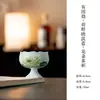 Tetera azul pintada a mano con diseño de loto, cerámica de Arita de las dinastías Tang y Song, adecuada para uso doméstico, juego de té Kung Fu, tetera, Gaiwan, portavasos, taza de maestro