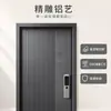 Porta de Entrada de Aço Inoxidável 304 Fabricada na Fábrica de Foshan, Guangdong, Porta Antifurto Espessa para Casas Residenciais e Vilas, Porta à Prova de Explosão