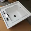 Bacia para Banho de Pés em Acrílico, Bacia para Spa de Pés, Acessórios de Ferragens, Torneira com Interruptor para Loja de Banho de Pés, Núcleo de Válvula de Tubo de Cobre, Volante