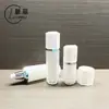 Botella Octagonal Blanca Perlada de Acrílico 100ml Loción Plateado Electrochapado 30g Botella para Crema Multicara Material de Empaque para Productos de Cuidado de la Piel