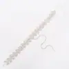 Moda estilo europeu e americano popular colar para pescoço boate colar em forma de 8 com cadarço todo em diamante largo colar colar N370