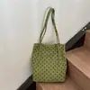 Bolsa tote de gran capacidad, estilo nuevo, bandolera y para el hombro, bolsa casual de moda con lunares, bolsa de hombro simple para el día a día