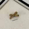 Horquilla con lazo rojo flocado para el pelo, accesorios para el pelo de año nuevo, horquilla pequeña de terciopelo para mujer, pinza para flequillo, pinza de pico de pato, pinza lateral, tocado