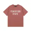 Exportación Transfronteriza Marca de Moda Europea y Americana Esenciales de Verano Camisetas de Manga Corta para Hombre y Mujer Cuello Redondo Holgadas Casuales High Street