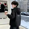 Chaqueta con capucha para niño, estilo primavera/otoño, nueva colección 2026, cortavientos de otoño de moda para adolescentes, elegante abrigo con capucha para estudiante
