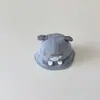 Sombrero de Bebé Qiunan Otoño Invierno Nuevo Lindo Dibujos Animados Sombrero de Cubo Bebé Pequeño Cálido Cortavientos Sombrero de Pescador para Bebé