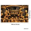 Telón de Fondo Temporada de Graduación Transfronteriza Temu Pancarta de Graduación Decoración Temática de Fiesta Tela para Colgar Fotos