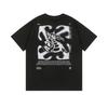 Camiseta de manga corta OW holgada de talla grande para amantes de las marcas de marea europeas y americanas de la generación del verano 2024