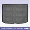 Adecuado para Audi A3 Sportback E-Tron 2016-2019 Material 3D para Todo Clima Alfombrillas de Piso TPE