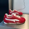 Zapatillas de Plataforma Rojas de Malla para Mujer, Novedad Verano 2026, Transpirables, Versátiles, Zapatos Casuales
