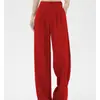Nuevos Pantalones de Traje Rectos para Mujer Primavera y Otoño Cintura Alta Caída Sueltos Pierna Ancha Estilo Elegante para el Trabajo