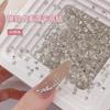 Red Celebre Explosivo Nail Art Malta Diamante Fondo Plano Blanco Empalmado Espiga de Trigo Mini Diamante Cristal con Forma Especial Decoración de Uñas