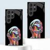 Funda de Cristal para Teléfono para Hombre Adecuada para Samsung Galaxy S25, Funda Protectora de Cobertura Total con Agujeros de Precisión, Funda Artística para Teléfono S24