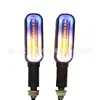 Accesorios originales para coche eléctrico de motocicleta al por mayor luz de giro de color luz trasera de neón luz de freno trasera LED universal 12v luz de giro LED