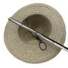 Sombrero de Paja Bicolor para Hombre de Verano Sombrero de Trabajo de Granjero Sombrero Fresco Protección Solar de Granjero Sombrero para el Sol Fabricante Mayorista