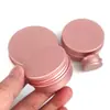 Caja Redonda Roscada de Aluminio Pequeña Caja de Empaque para Cosméticos Ungüento de Lithospermum Té Cofre para Joyería Parche Lata de Aluminio Tarro para Velas Caja de Regalo