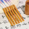 Item de Bem-Estar Coleção de Marcadores de Livro de Bambu Estilo Chinês Marca de Leitura Criativa Marcador de Livro de Bambu Material Escolar para Estudantes Atacado