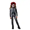FD518 transfronterizo nuevo 2022 popular estampado Halloween horror esqueleto humano uniforme mono ajustado para mujer