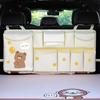 Bonita bolsa de almacenamiento colgante multifuncional para el asiento trasero del coche, bolsa de almacenamiento para el maletero del coche