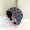 Estrela com aba larga simples alta qualidade laço francês aumentado topo da cabeça face pequena faixa de cabelo acessórios de cabelo atacado