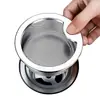 Filtro de Malla para Fregadero de Cocina Acero Inoxidable Lavabo para Lavar Verduras Filtro de Malla para Residuos de Desagüe Tapón Universal para Desagüe de Fregadero