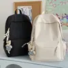 Mochila de Estilo Perezoso Coreano al por Mayor, Color Sólido Dulce para Estudiante de Secundaria, Mochila de Viaje Fresca y a la Moda