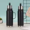 Nueva taza aislada de acero inoxidable 316, hervidor de viaje al vacío para exteriores, hervidor deportivo portátil de gran capacidad con asa