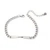 Pulsera Mobius para Pareja de Acero Inoxidable con Grabado Láser Logo Personalizado Símbolo del Infinito Pulsera Regalo del Día de San Valentín