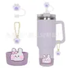 Accesorios Decorativos Stanley Correa de Mano de Cuerda Trenzada Estuche para Labial Llavero Duende Briqueta Funda de Silicona Antideslizante para Taza