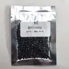 Zircón Negro de 0.8 mm a 3 mm Piedra Suelta Forma Redonda Piedra Preciosa Negra Piedra Suelta Incrustación de Circonita Cúbica Cz