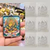 Pequeno Thangka do Marido Pintado à Mão Desenho de Linha DIY Contorno Branco Cópia Caixa Gahu Zha Jilamu Contorno Amarelo Dourado Outro Sem Moldura Banheiro