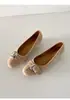 Zapatos bajos de mujer para otoño, que aumentan la altura, versátiles, de punta redonda para ir al trabajo, estilo coreano 2026, mocasines de tacón medio con hebilla