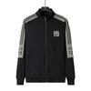 Suéter Cárdigan de Moda Guapo de Primavera y Otoño 2022 con Cuello Vertical Ropa Deportiva Casual Color Block para Hombre Chaqueta Abrigo para Hombre