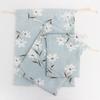 Bolsa con cordón de algodón y lino estampada con liquidación de fábrica, bolsa para guardar ropa interior, artículos diversos, bolsa de regalo para viajes